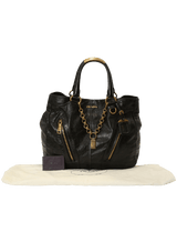 VITELLO SHINE CHAIN TOTE