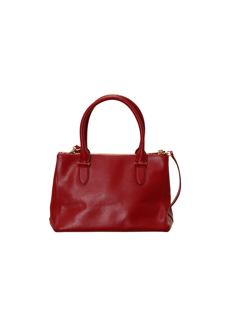 DOUBLE ZIP TOTE