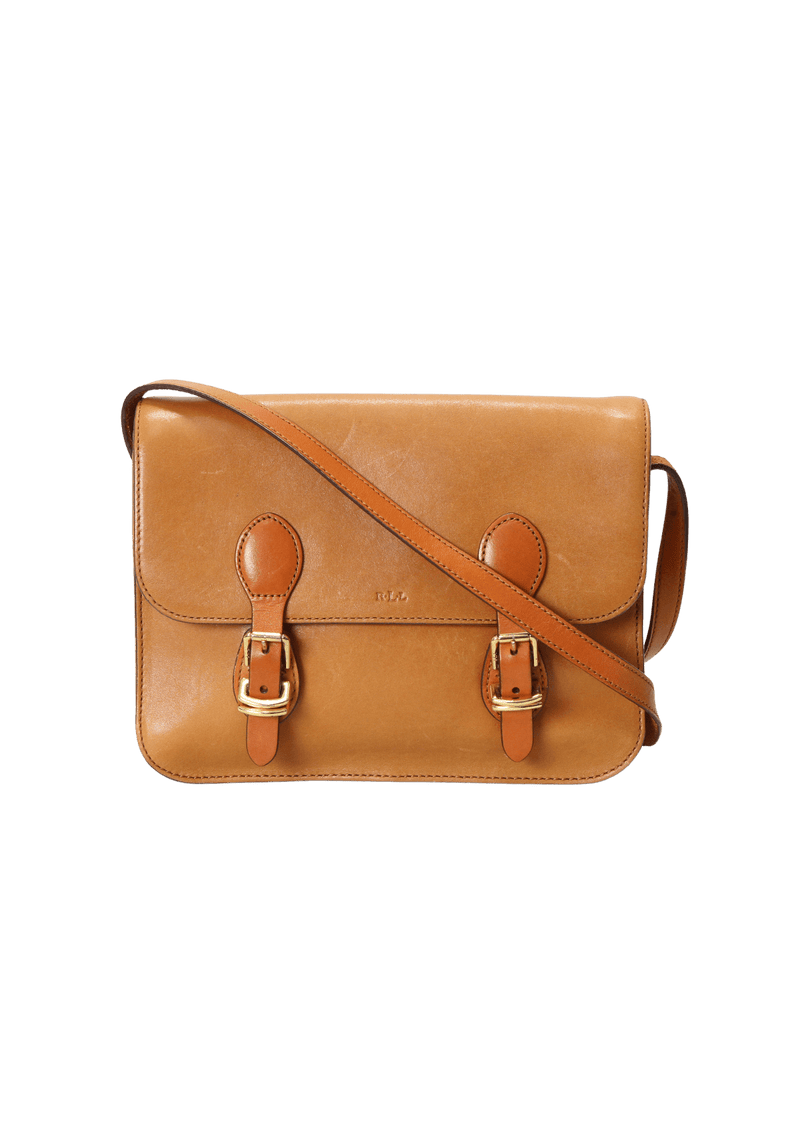 LEATHER MESSENGER BAG