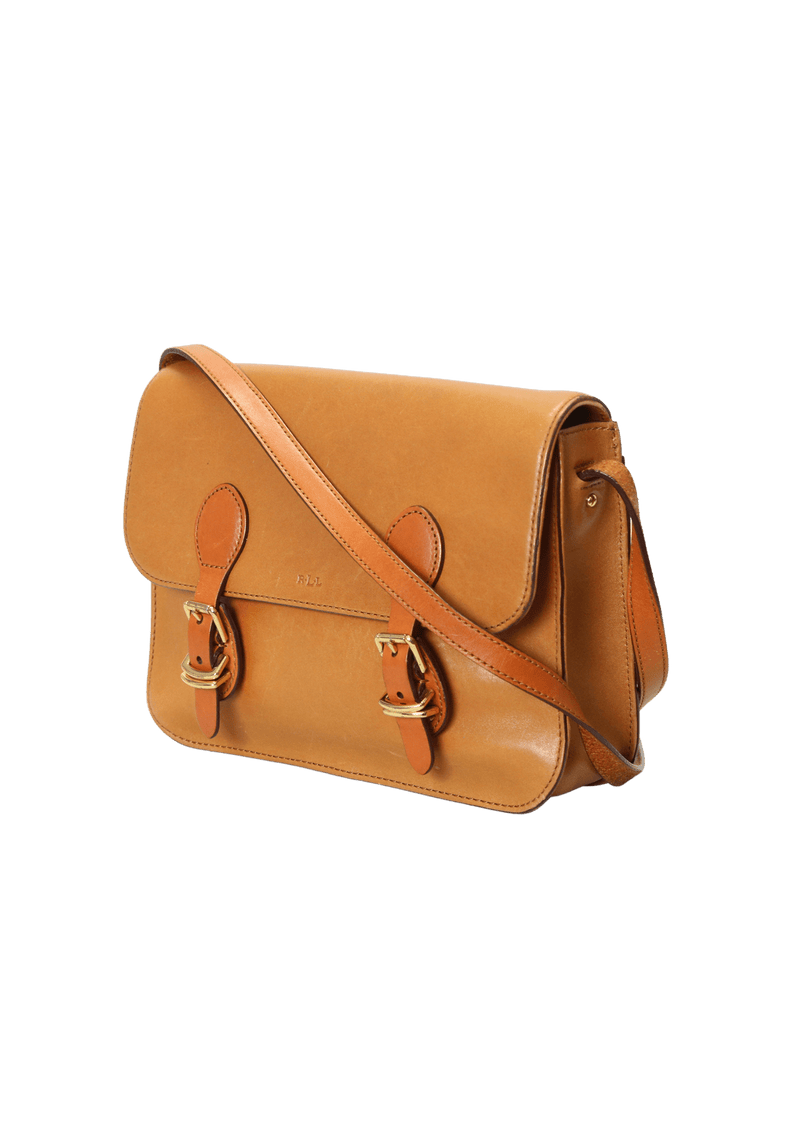 LEATHER MESSENGER BAG