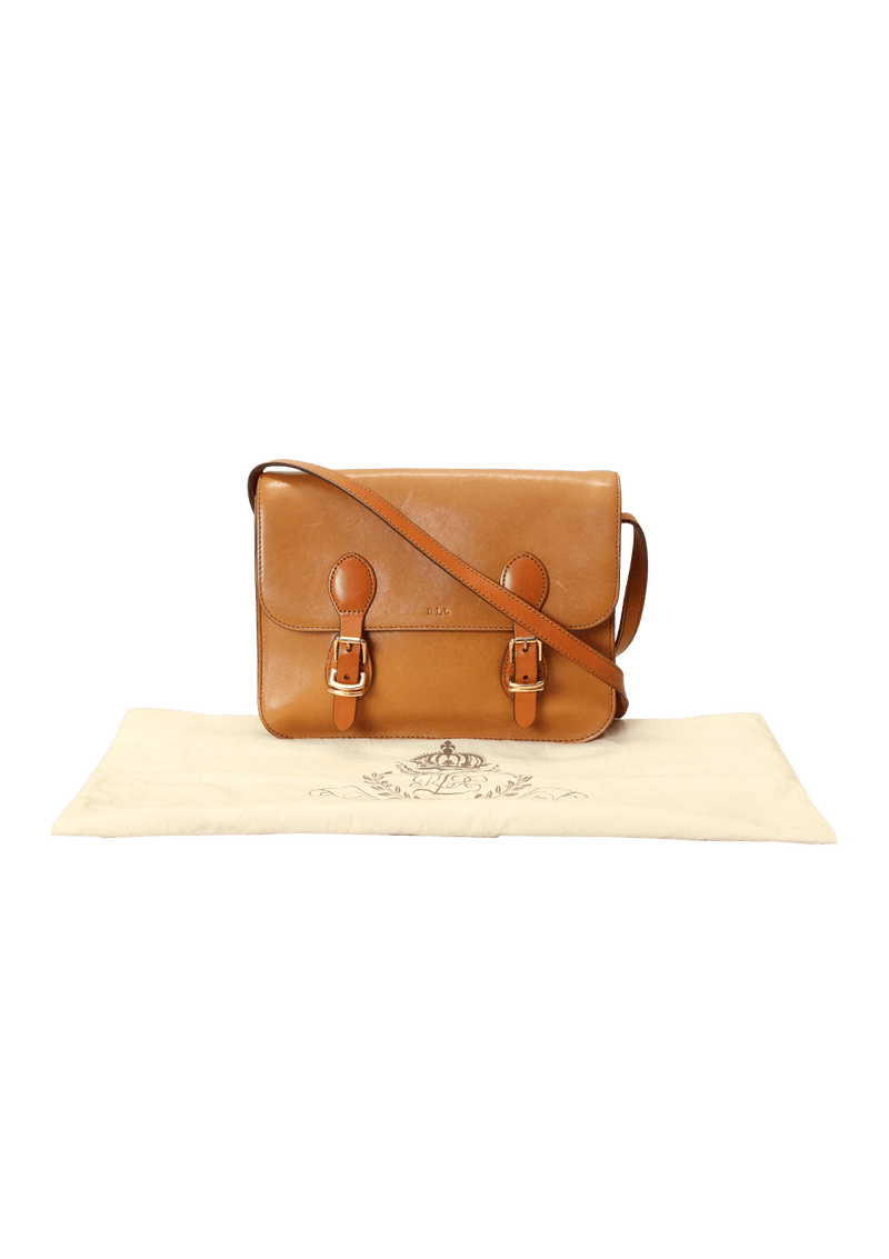 LEATHER MESSENGER BAG