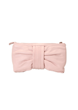 LEATHER BOW CLUTCH