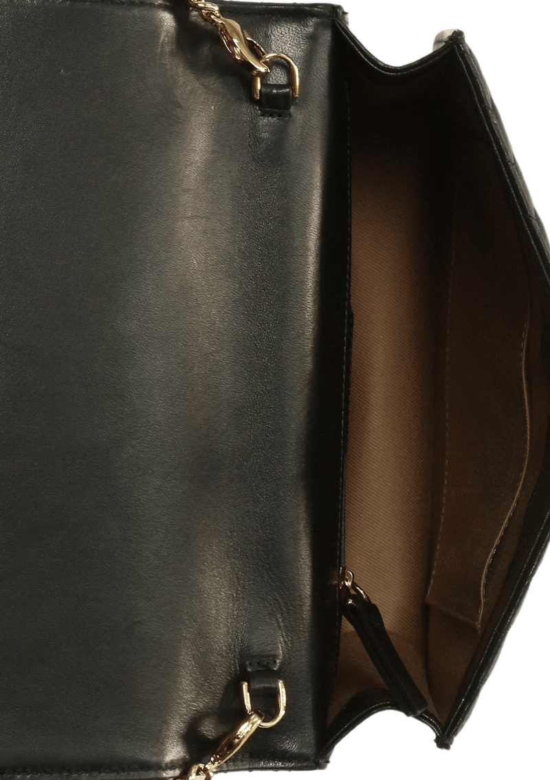 LEATHER FLAP BAG