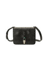 CROCO CRYSTAL CARRE FLAP BAG