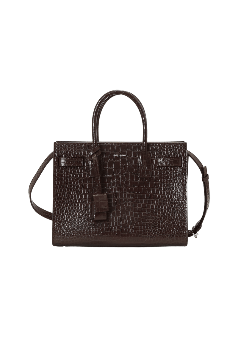 SAC DE JOUR BABY CROCODILE EMBOSSED