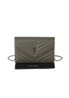 GRAIN DE POUDRE MATELASSÉ MONOGRAM ENVELOPE CHAIN BAG