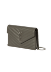 GRAIN DE POUDRE MATELASSÉ MONOGRAM ENVELOPE CHAIN BAG