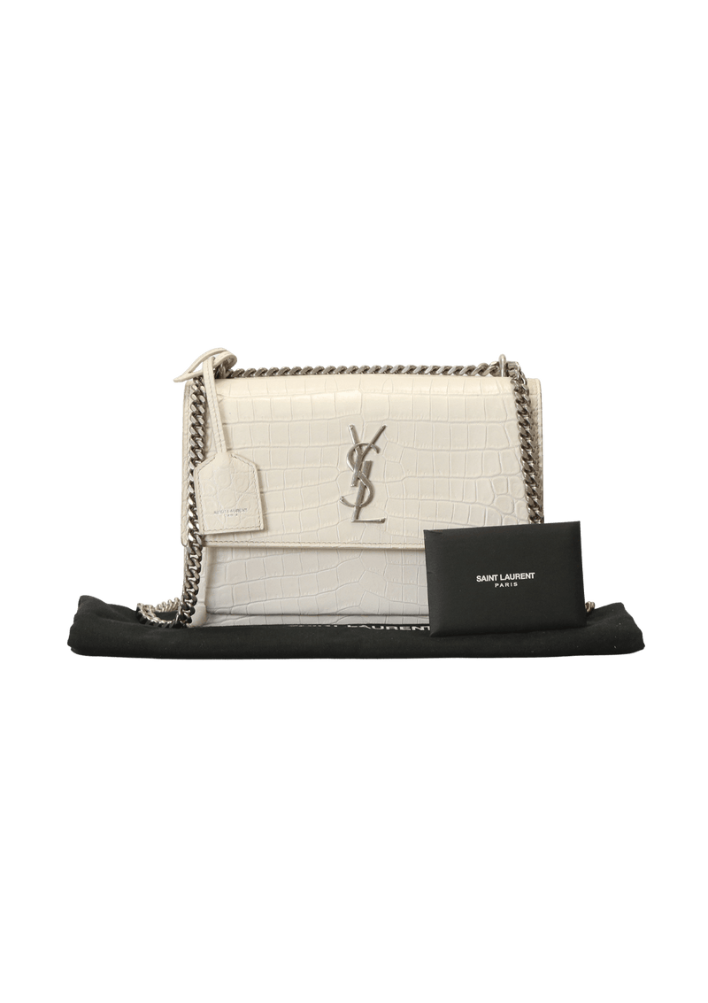 MEDIUM CROCO SUNSET BAG