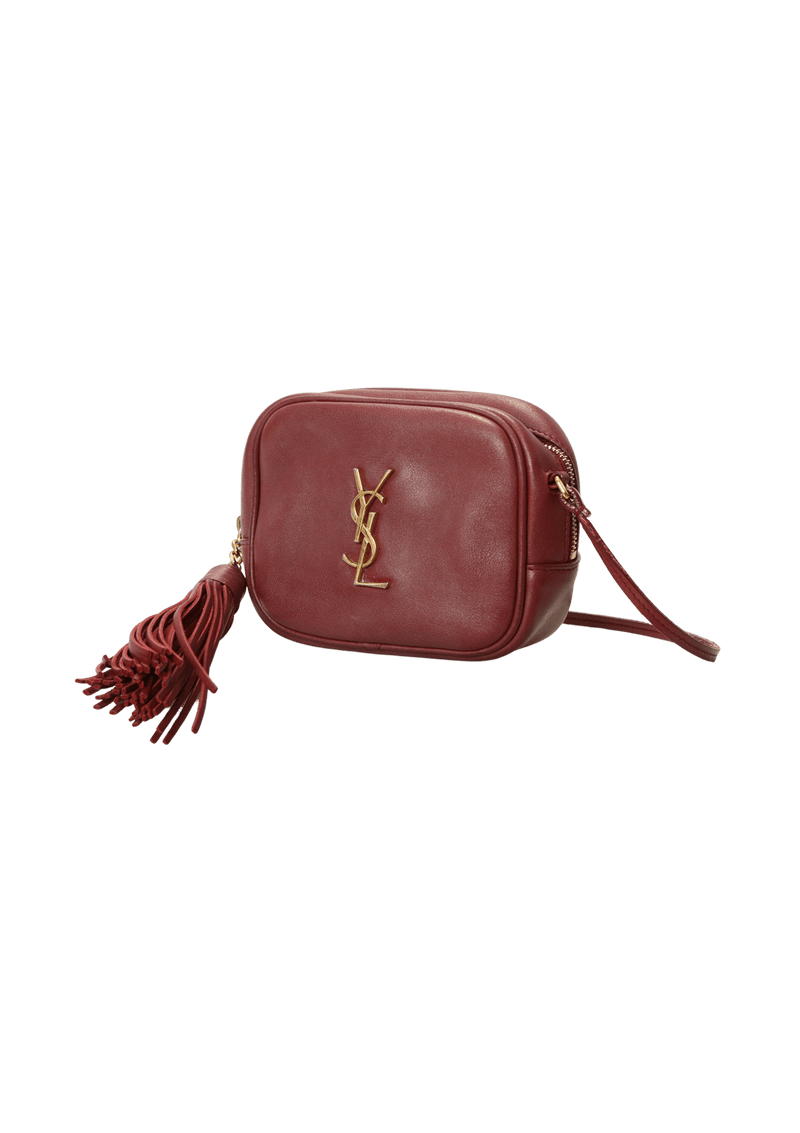 Ysl blogger best sale bag red