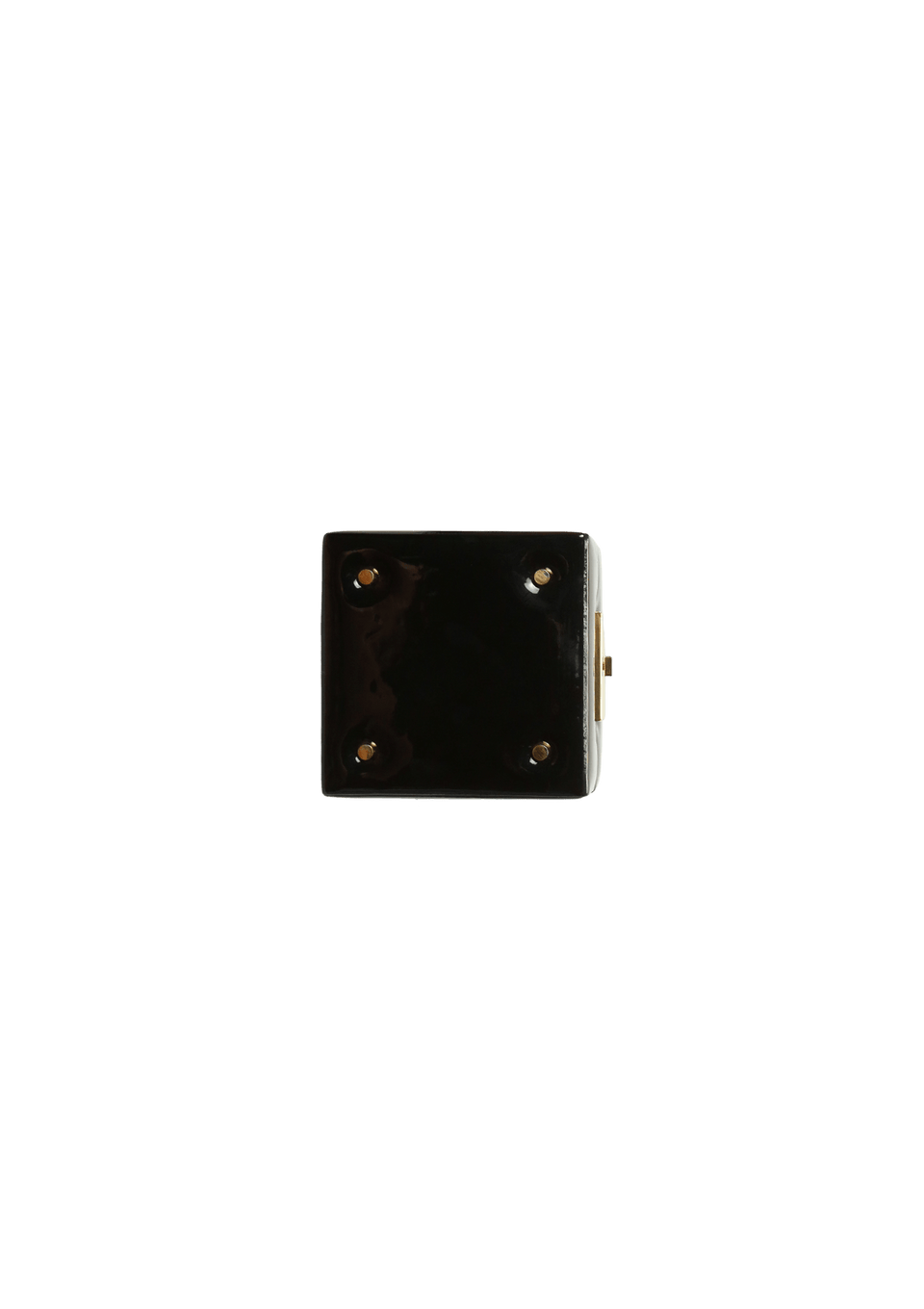 バッグ SAINT LAURENT CUBE Bolsa Saint Laurent Patent Leather Box Cube Bag Preta Original