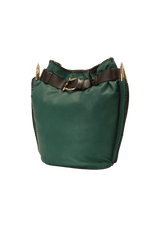 LEATHER BUCKET BAG