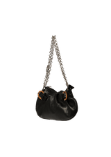 LEATHER CHAIN-LINK BAG