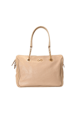 LEATHER FANYA TOTE BAG