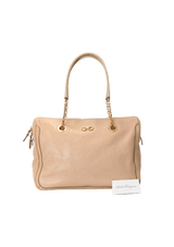 LEATHER FANYA TOTE BAG