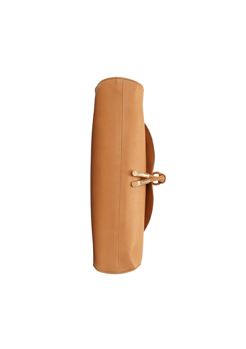 LEATHER FLAP BAG