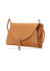 LEATHER FLAP BAG