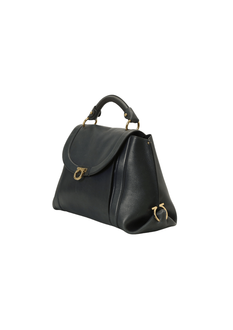 LEATHER GANCIO BAG