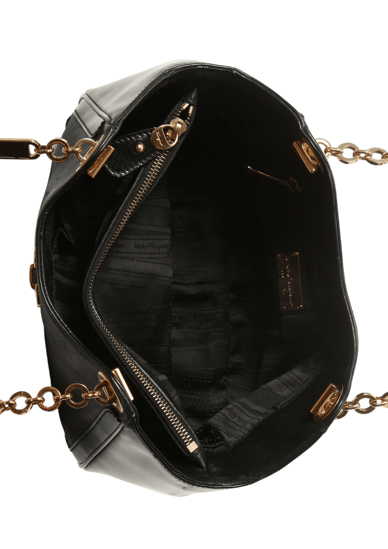 LEATHER GANCIO BAG