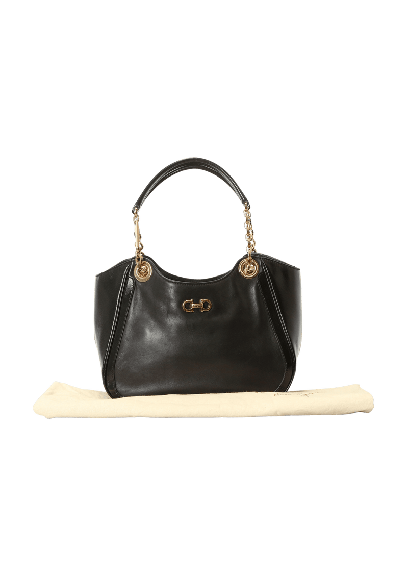 LEATHER GANCIO BAG