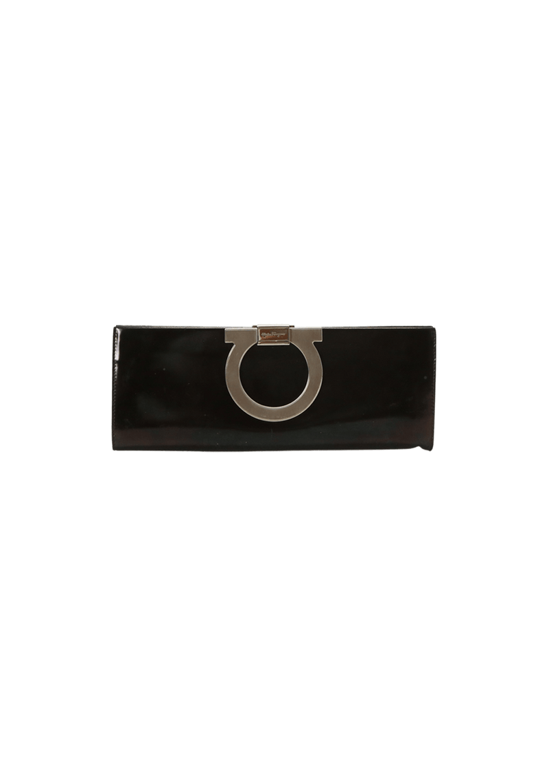 LEATHER GANCIO CLUTCH