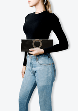 LEATHER GANCIO CLUTCH