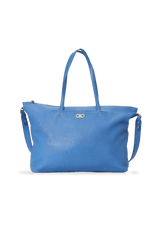 LEATHER LOGO TOTE