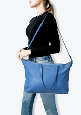 LEATHER LOGO TOTE