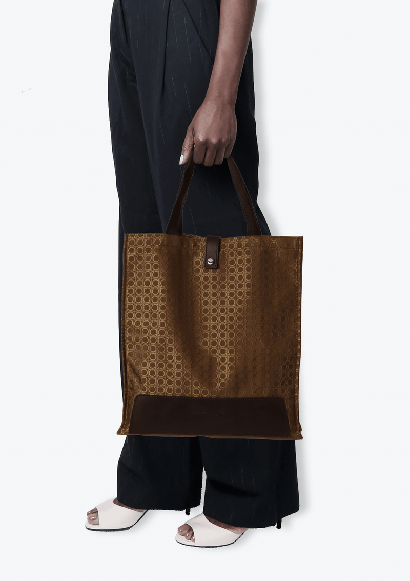 NYLON GANCINI TOTE