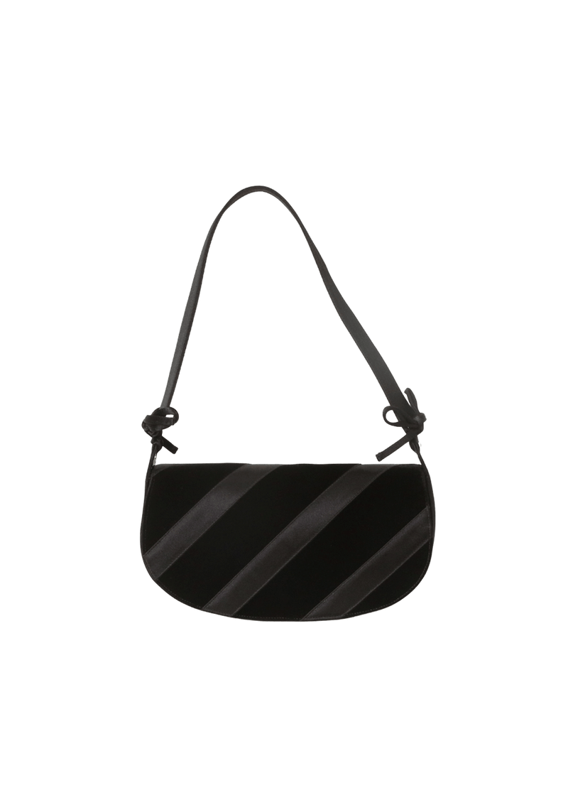 STRIPED BOW BAG