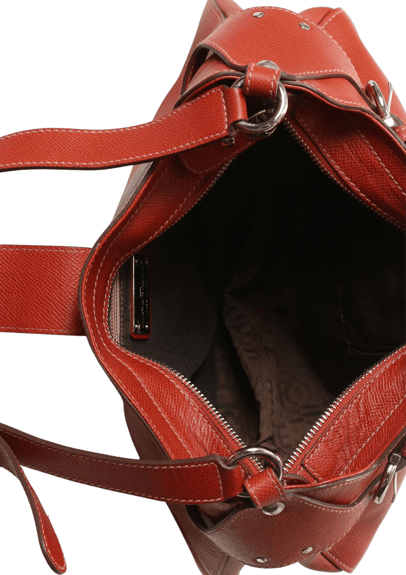 LEATHER GANCIO BAG