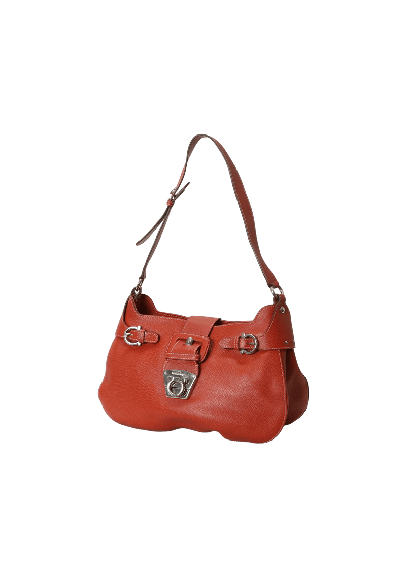 LEATHER GANCIO BAG