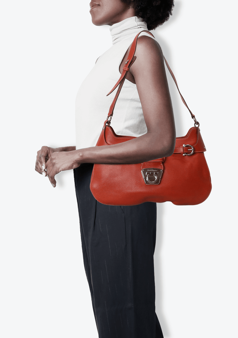 LEATHER GANCIO BAG