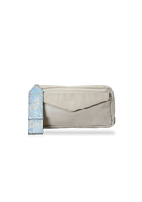 LEATHER ZIP CLUTCH