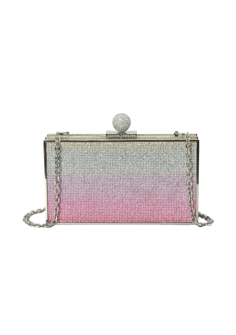 CLARA CRYSTAL BOX CLUTCH