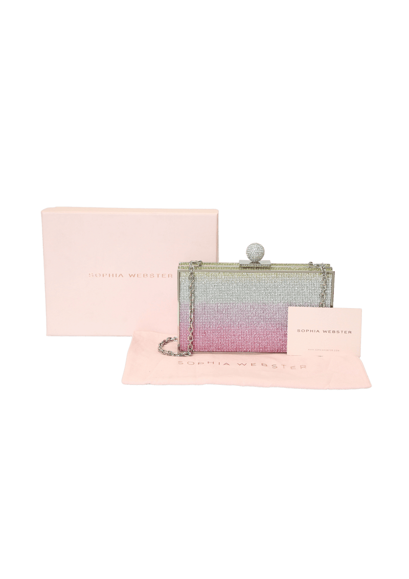 CLARA CRYSTAL BOX CLUTCH