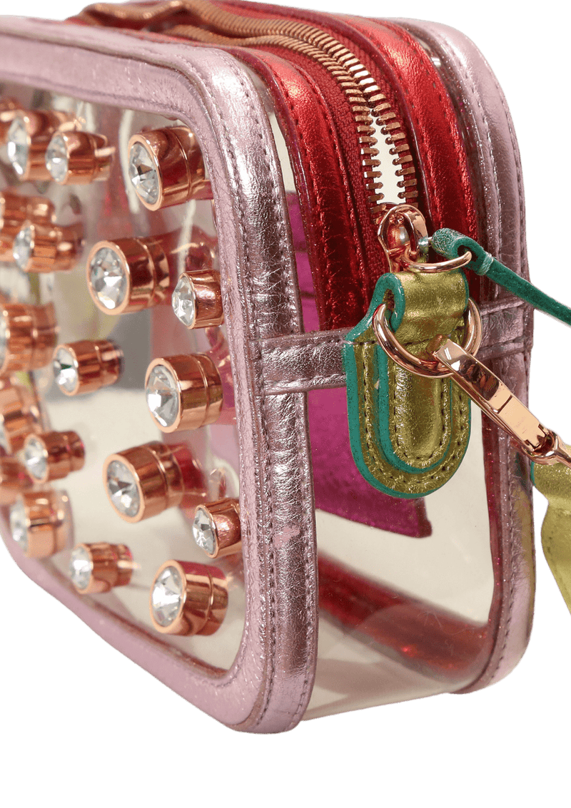 Bolsa Sophia Webster Diana Camera Bag Rosa Original Gringa