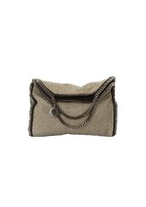 LINEN FALABELLA FOLD-OVER TOTE