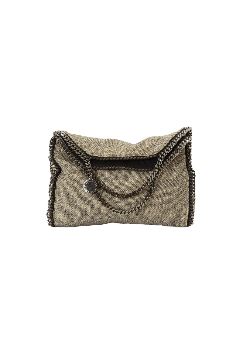 LINEN FALABELLA FOLD-OVER TOTE