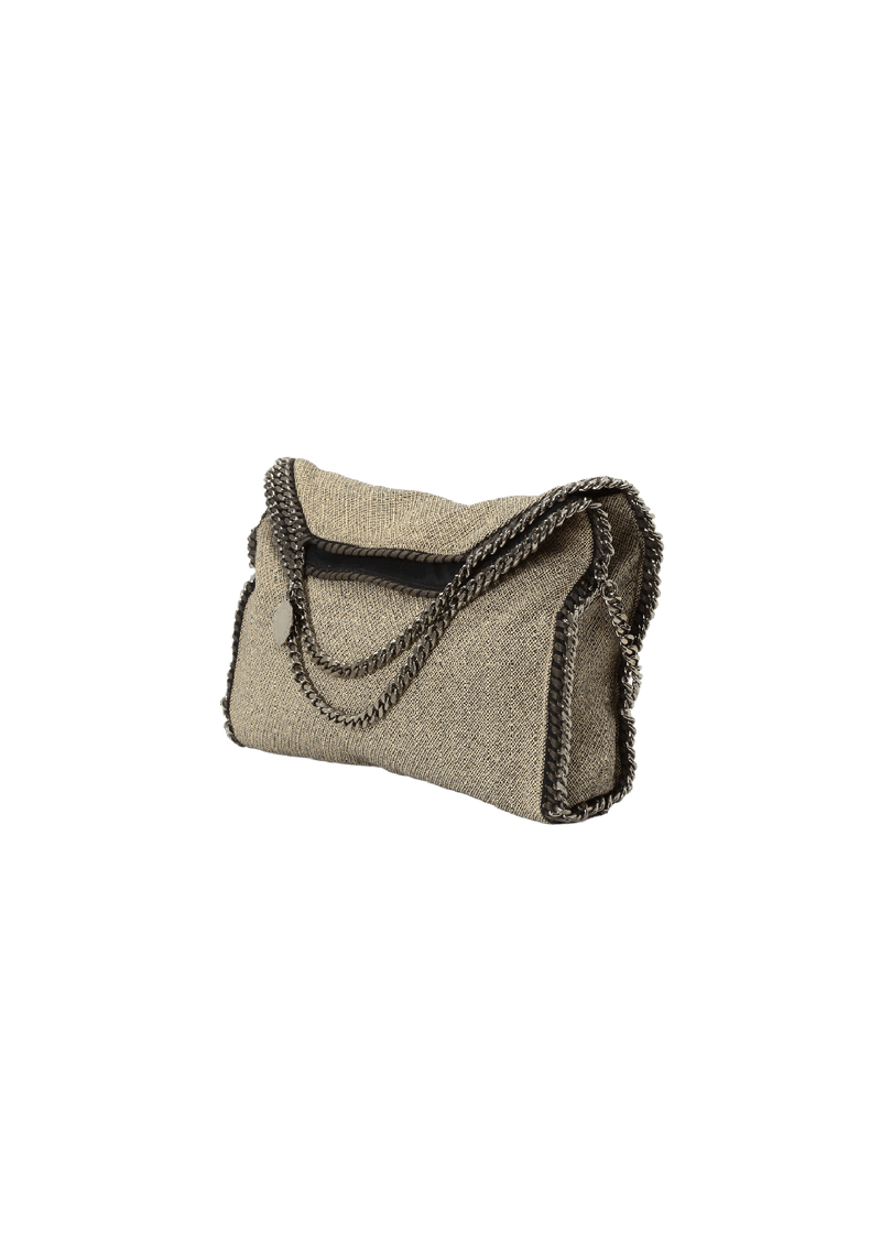 LINEN FALABELLA FOLD-OVER TOTE