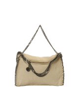 LINEN FALABELLA FOLD-OVER TOTE