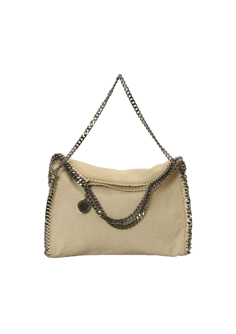 LINEN FALABELLA FOLD-OVER TOTE