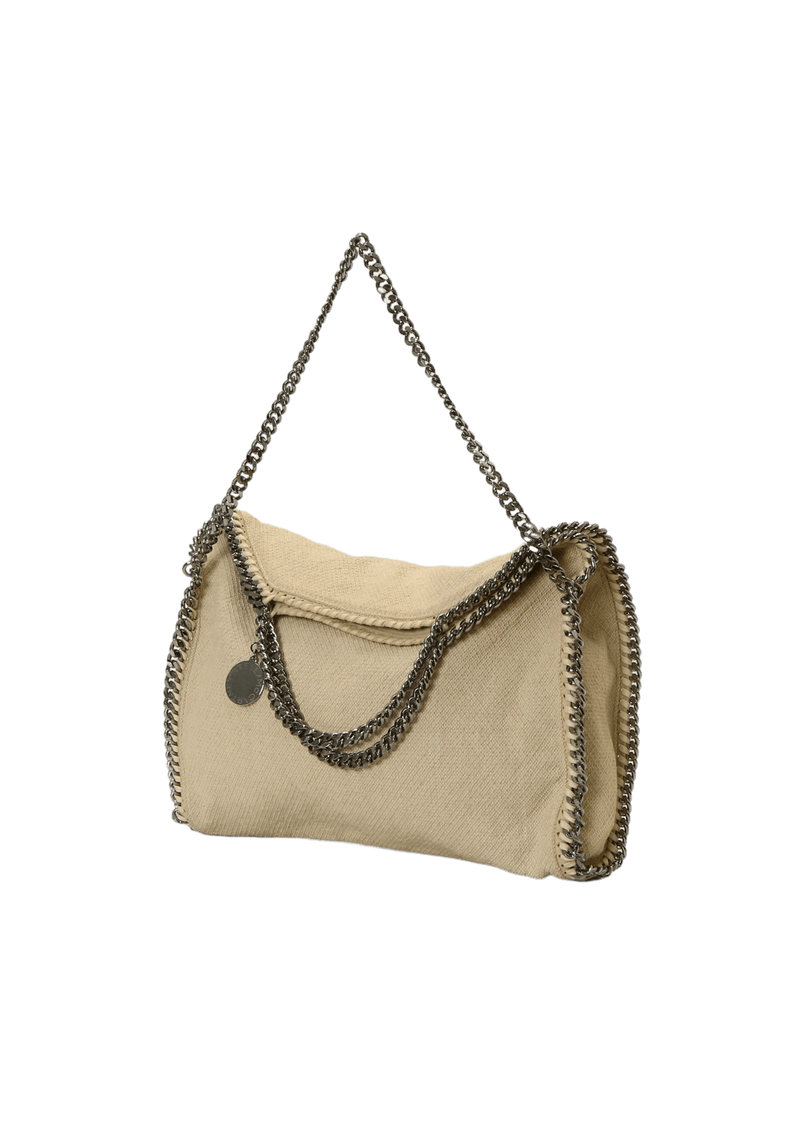 LINEN FALABELLA FOLD-OVER TOTE