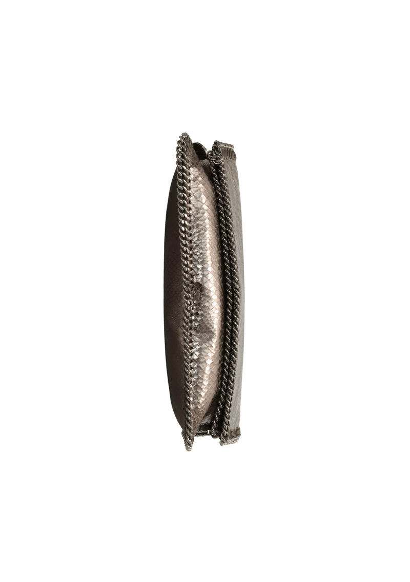 METALLIC FALABELLA CLUTCH