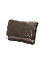 METALLIC FALABELLA CLUTCH