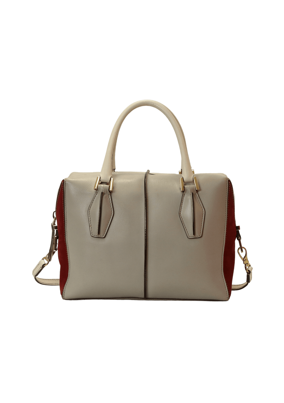 LEATHER BICOLOR BAG