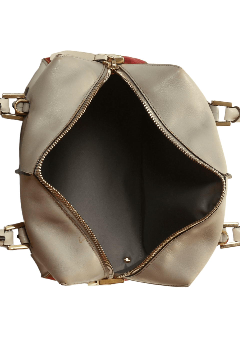 LEATHER BICOLOR BAG