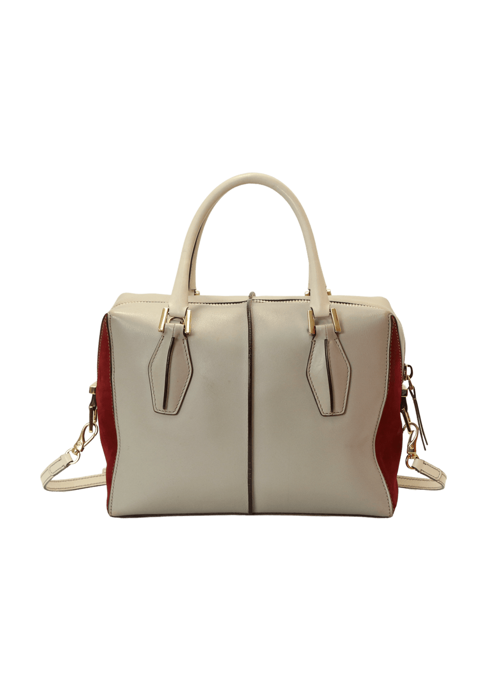 LEATHER BICOLOR BAG