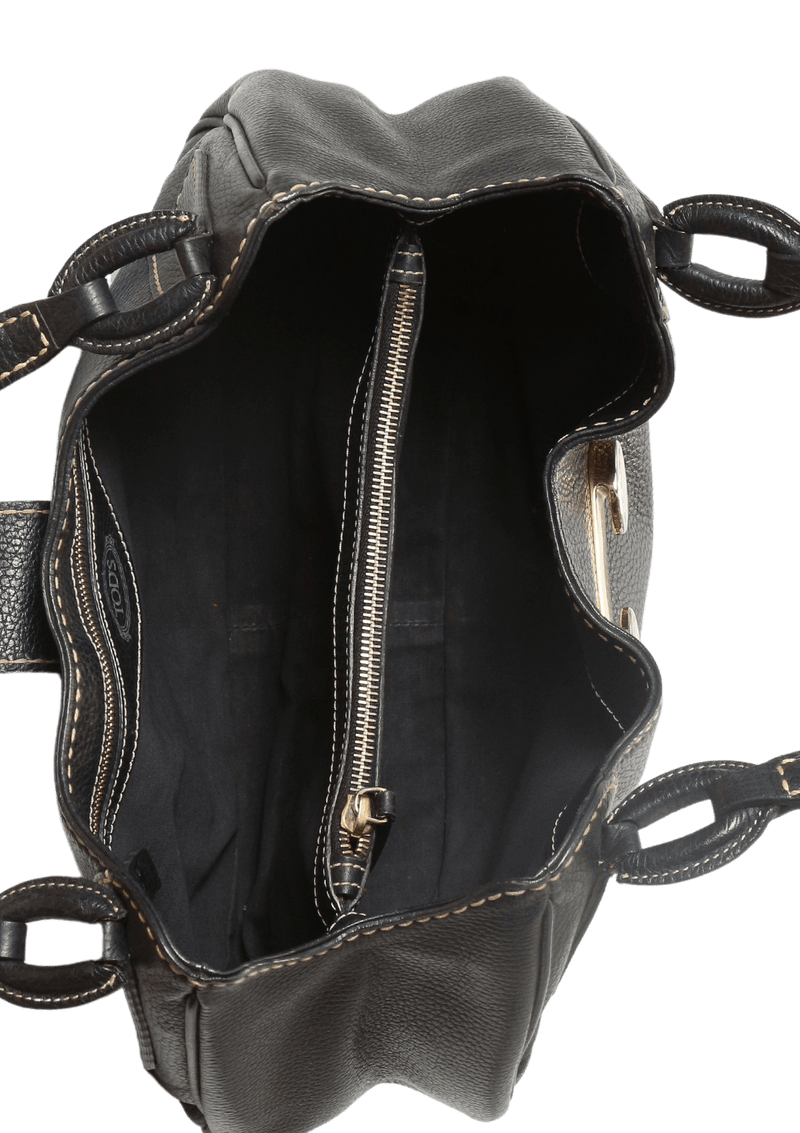 LEATHER SHOULDER BAG