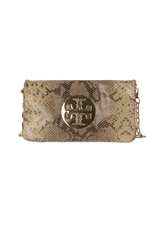 AUDRA REVA LOGO FLAP BAG