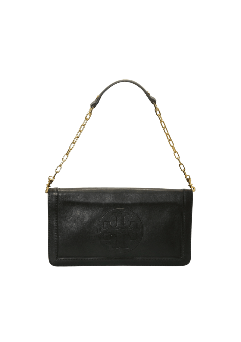 CHAIN LEATHER FLAP BAG